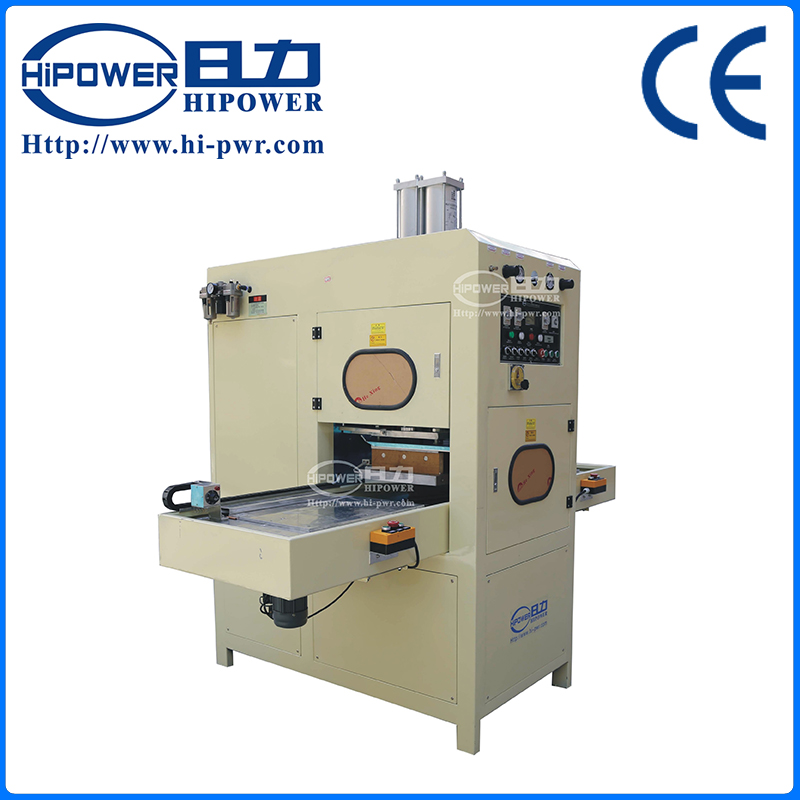 12KW自動滑臺式PVC皮套高周波同步熔斷機(jī)